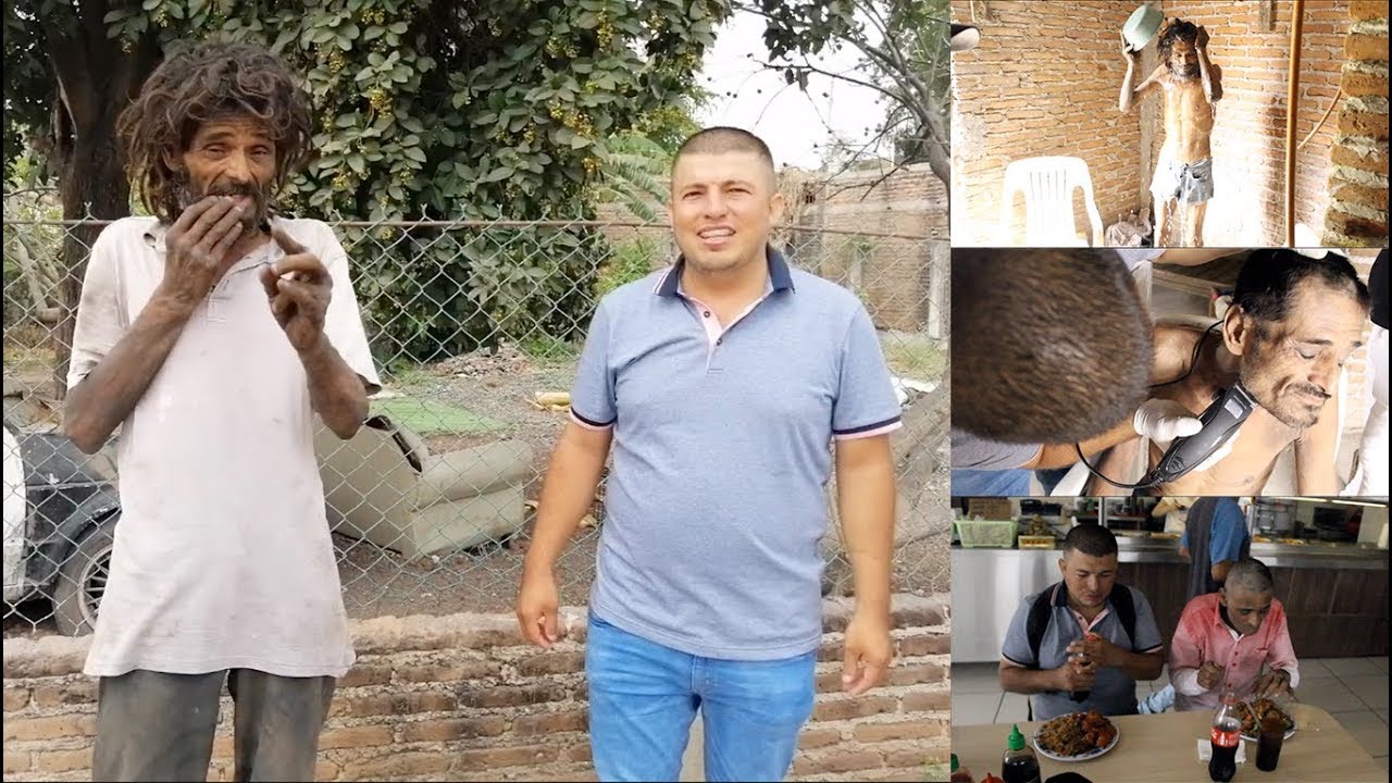 Ayudando a gente de la calle... ¡Quedó irreconocible! | Reto Challenge