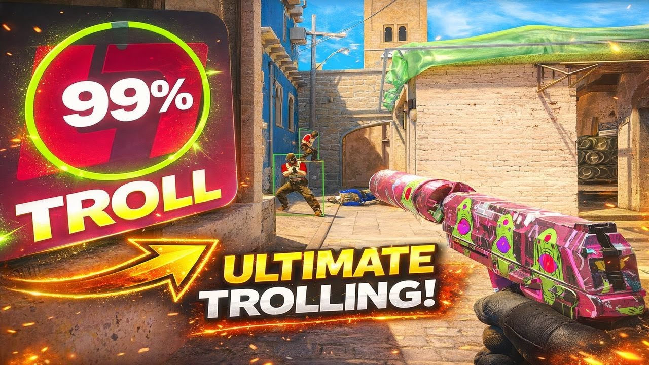 CS2 But My Aim Is 99% Troll 💀