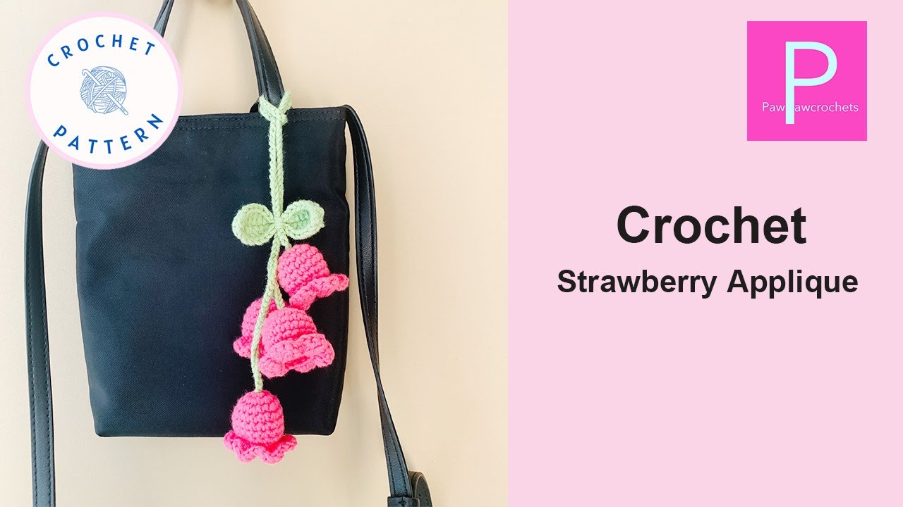 🌈 Easy Crochet Tutorial-Crochet Lily Of Valley Bag Charm