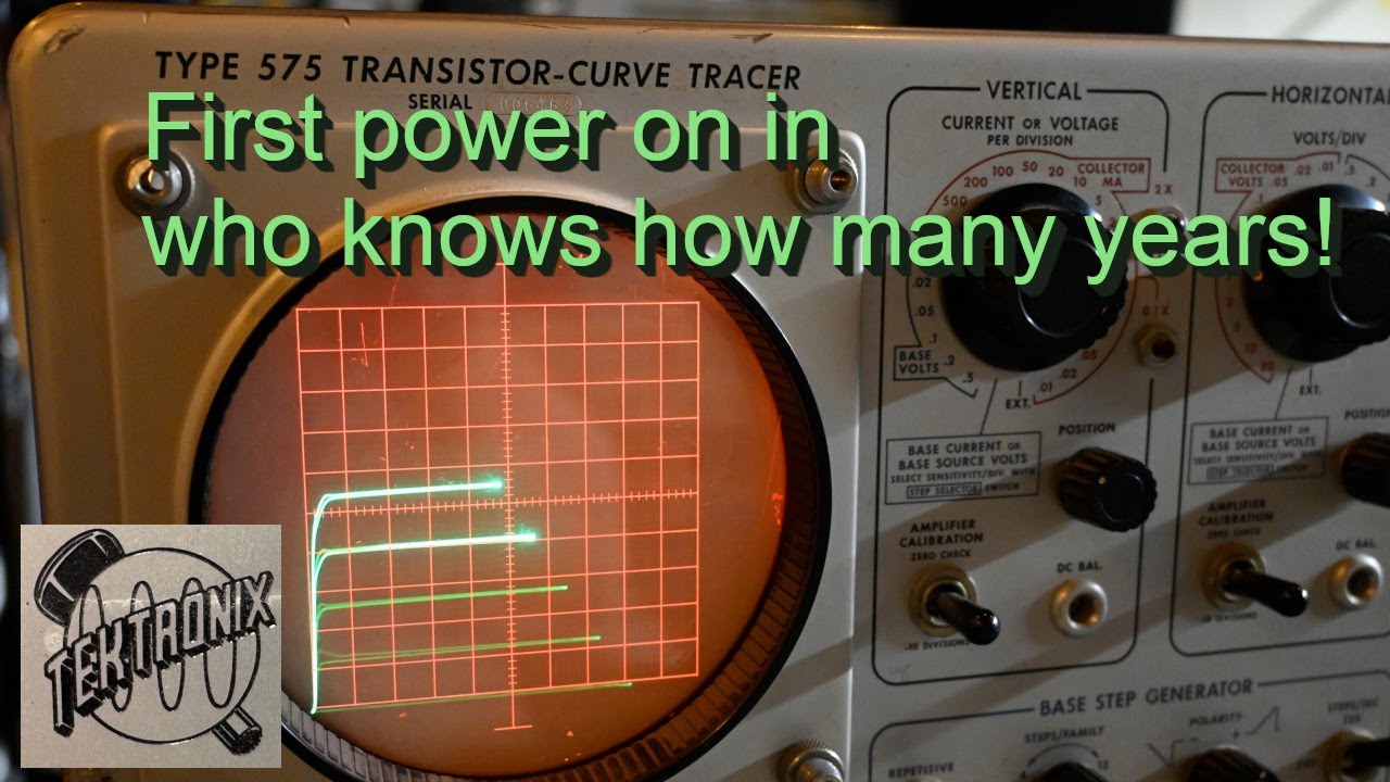 Reviving a Vintage Tektronix 575 Curve Tracer: Power-On, Diagnostics, and Fixes