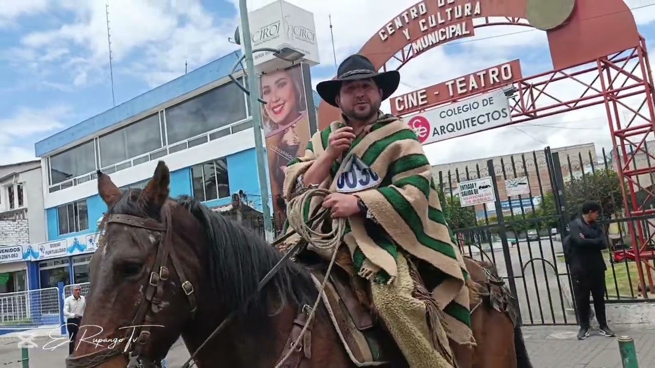 Desfile del Chagra en la ciudad de Riobamba Macaji 2025 🐴♉️🇭🇹🇪🇨  🎇✌️