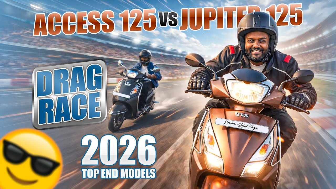&ldquo;New TVS Jupiter 125 vs Suzuki Access 125 Drag Race 🔥 | Which 125cc Scooter is Faster?&rdquo; In Telugu