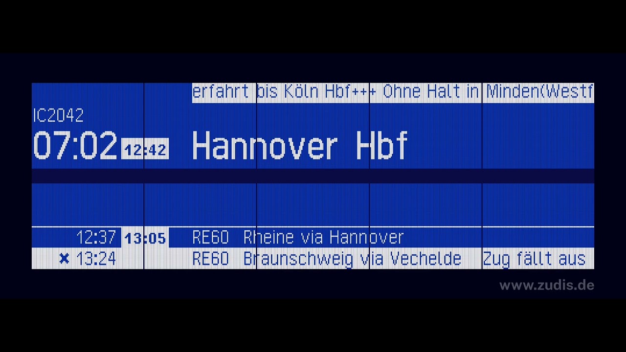 Bahnsteigansangen (Blechelse) aus Peine 