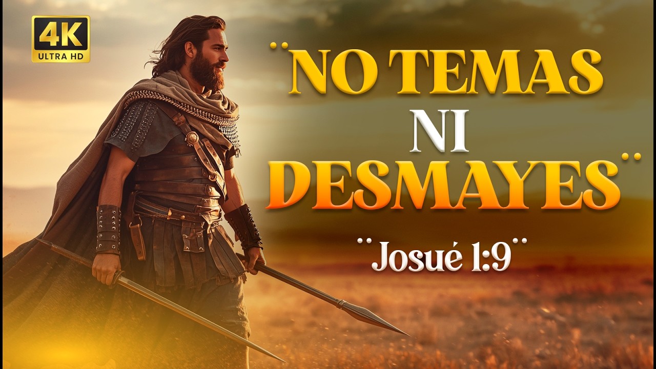 No Temas Ni Desmayes | Josué 1:9 | Mensaje Cristiano de Fuerza y Valentía