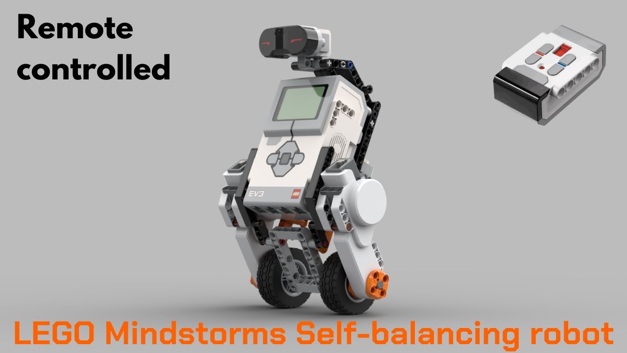 Remote Controlled Self-balancing Robot - LEGO Mindstorms MOC - With Free Instructions