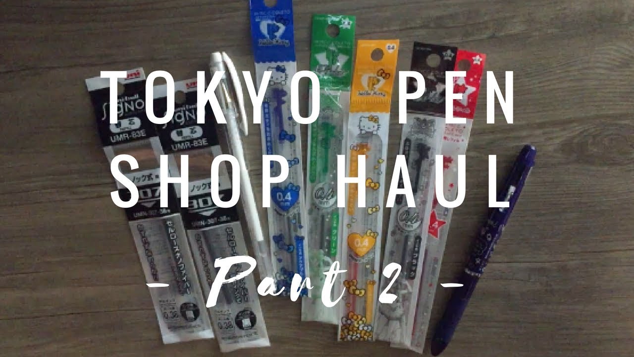 Tokyo Pen Shop Haul - Part 2