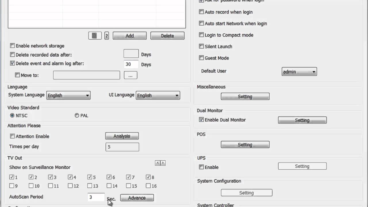 Aver System - How to Use System Settings