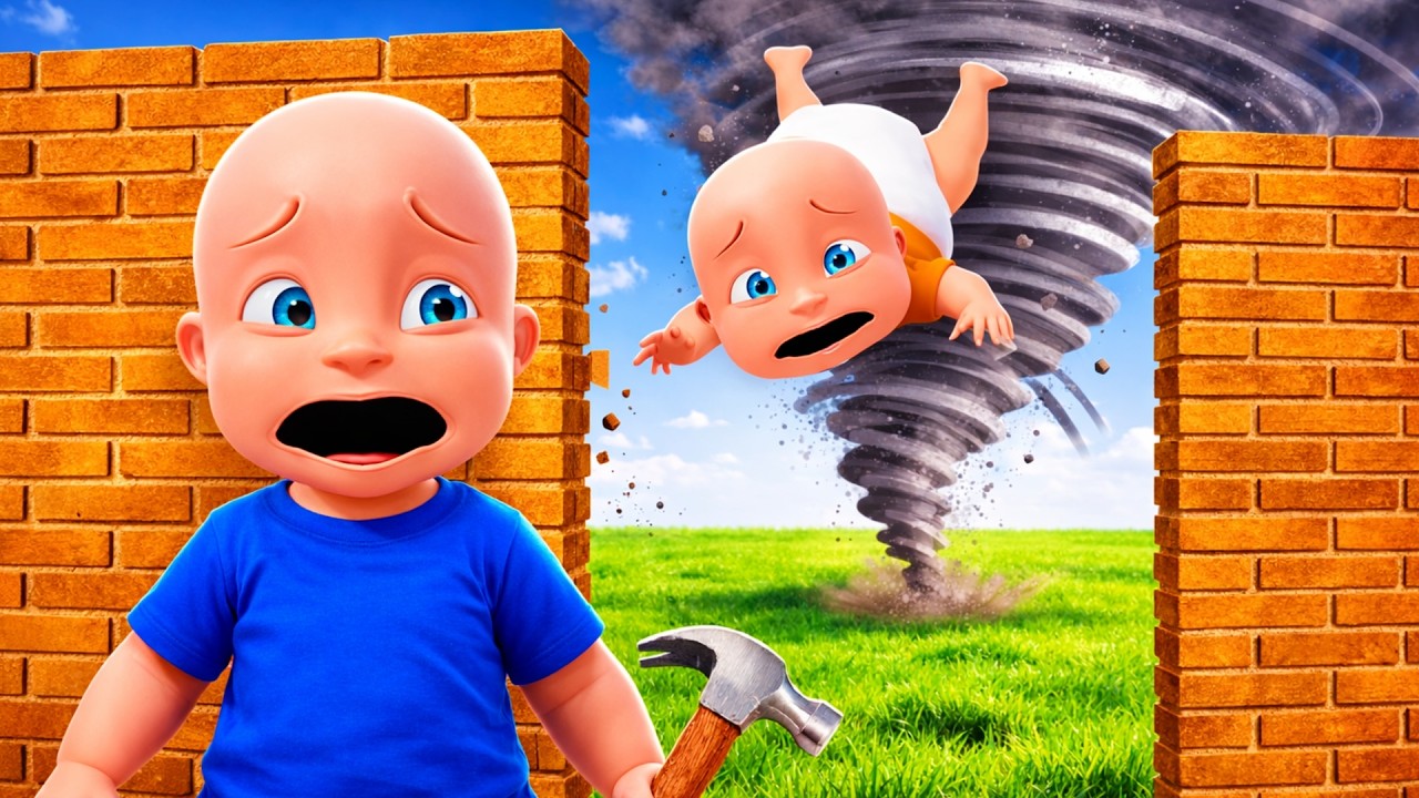 Baby Builds To SURVIVE NATURAL DISASTERS!