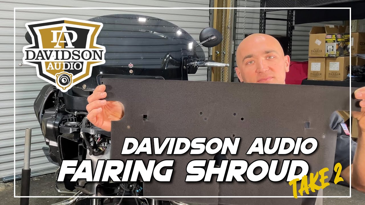 Davidson Audio Fairing Shroud Install -TAKE 2!