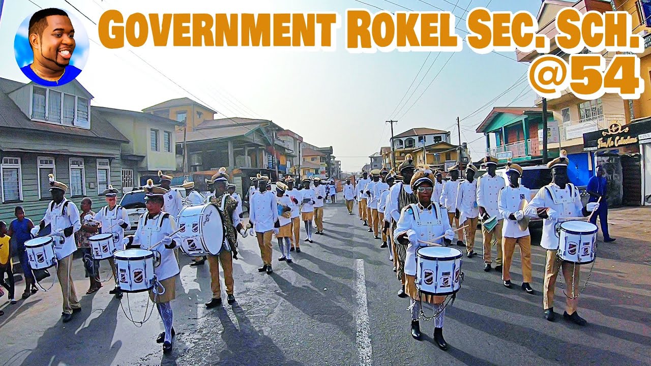 Government Rokel Sec. School Celebrates 54 - Freetown City 🇸🇱 2022 - Explore With Triple-A