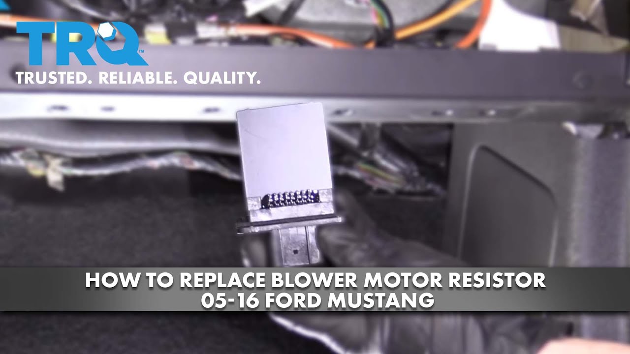 How to Replace Blower Motor Resistor 05-16 Ford Mustang