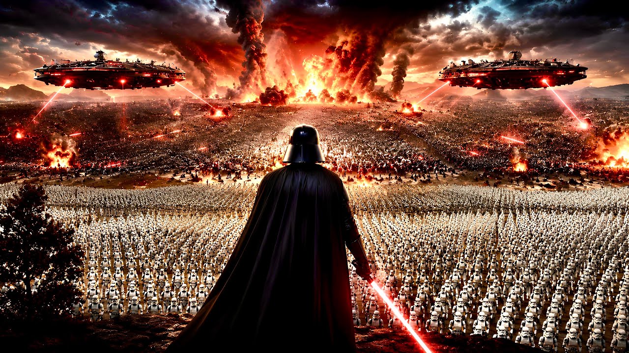 6,000,000 Aliens, Predators & Zombies Invade DARTH VADER's Base -  Ultimate Epic Battle Simulator 2