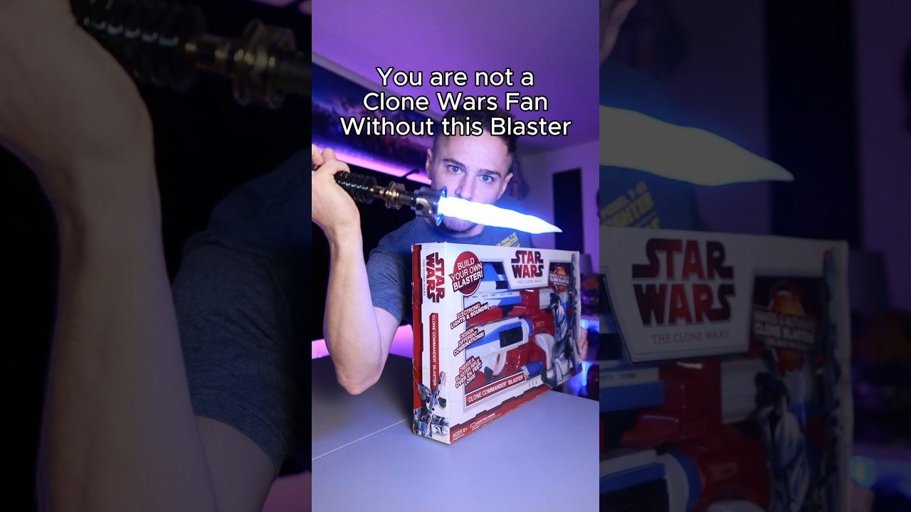 THE CLONE WARS BLASTER #starwars #unboxing #clonewars #retro #vintage