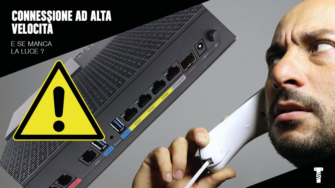 connessione INTERNET ad alta velocità - e se manca la luce?