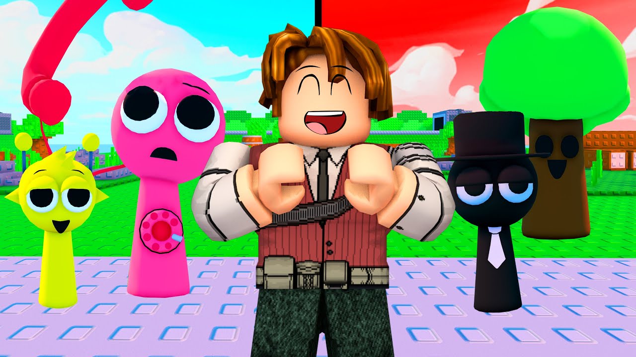 OS MEUS SPRUNKIS CANTORES NO ROBLOX (Roblox My Singing Sprunkis)
