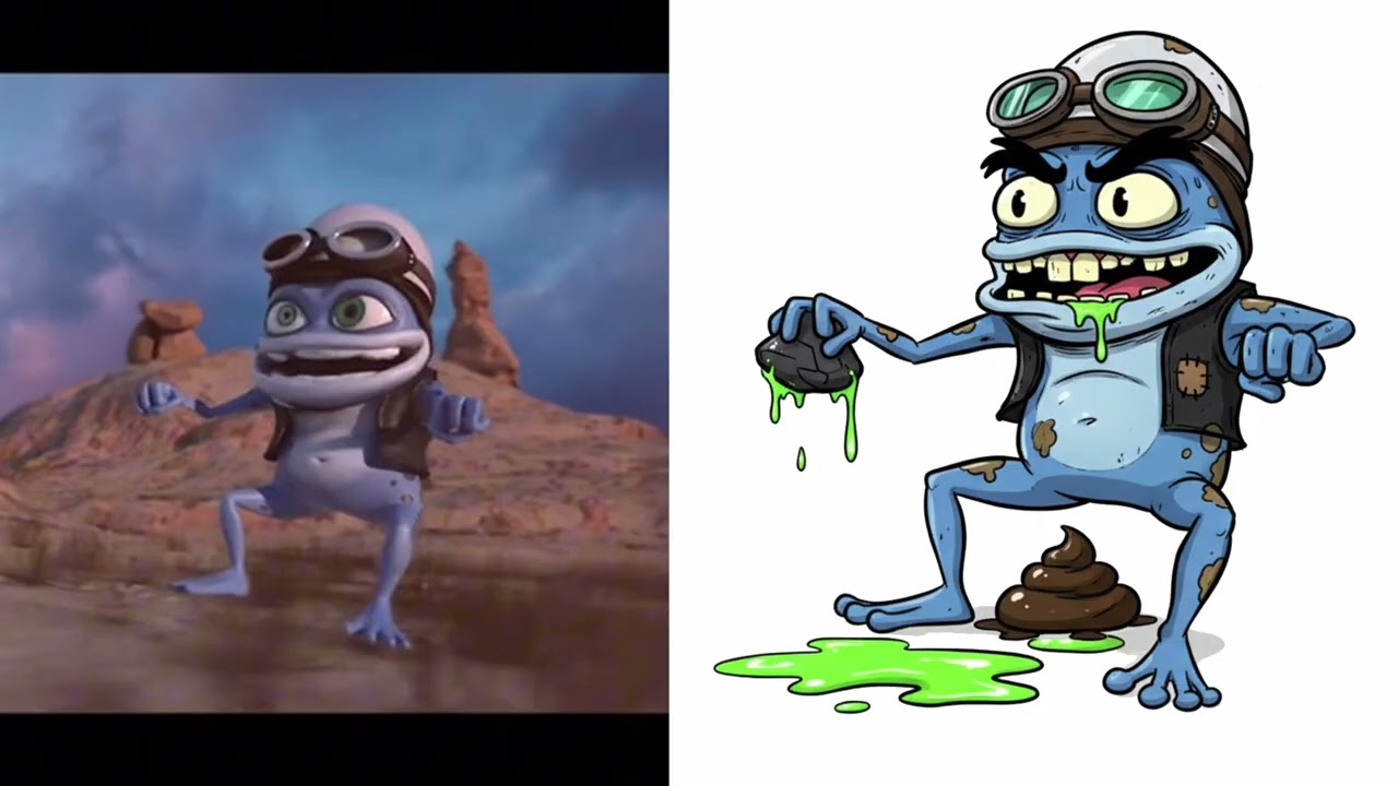 Crazy Frog - A very f(r)oggy Space Odyssey - Funny Drawing Meme