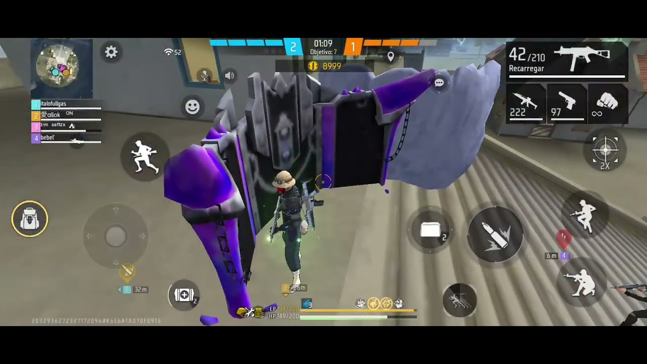 JOGANDO 4V3 COM ALEATÓRIOS, E ME ACUSARAM DE XIT #freefire 