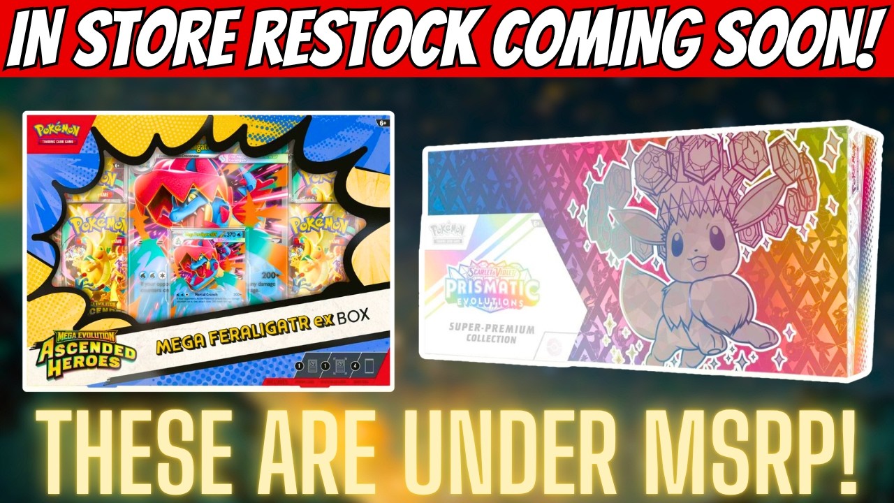 Ascended Heroes Restock Coming This Week! Pokemon Market Update