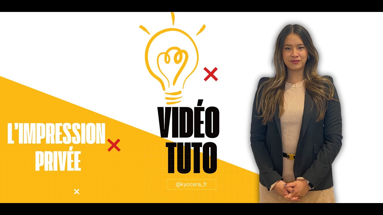 Vid&eacute;o tuto : Impression Priv&eacute;e avec Code sur Multifonctions Kyocera | Guide Complet