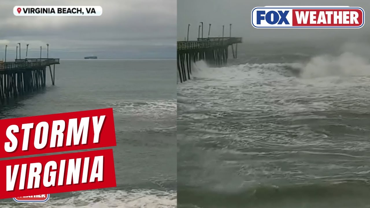 Coastal Storm Slams Virginia Beach