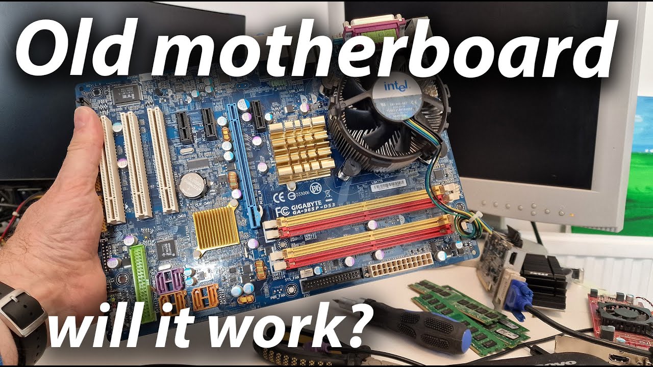 I try and get this old socket 775 board to work... 