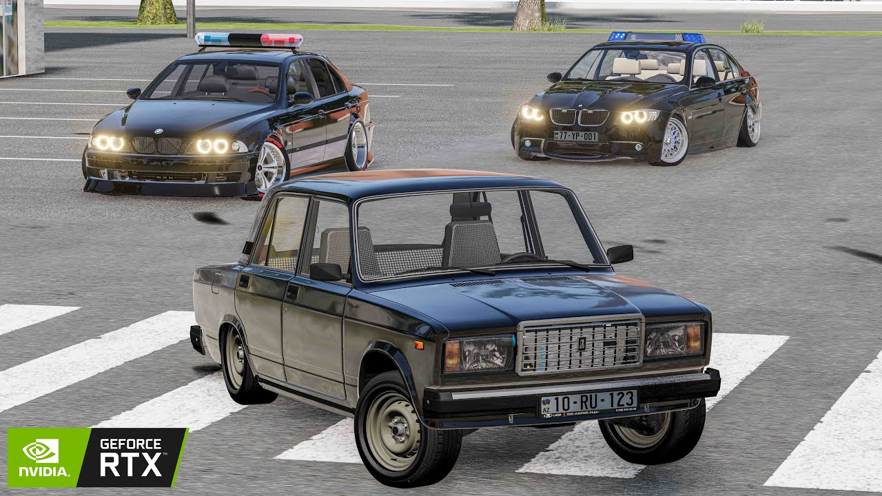 AZELOW Aftoş Şəmi Və Bmw Polislər Reyd Keçirdi Afrikada Vəzziyət| BeamNG.Driver #malikbedelov RTX