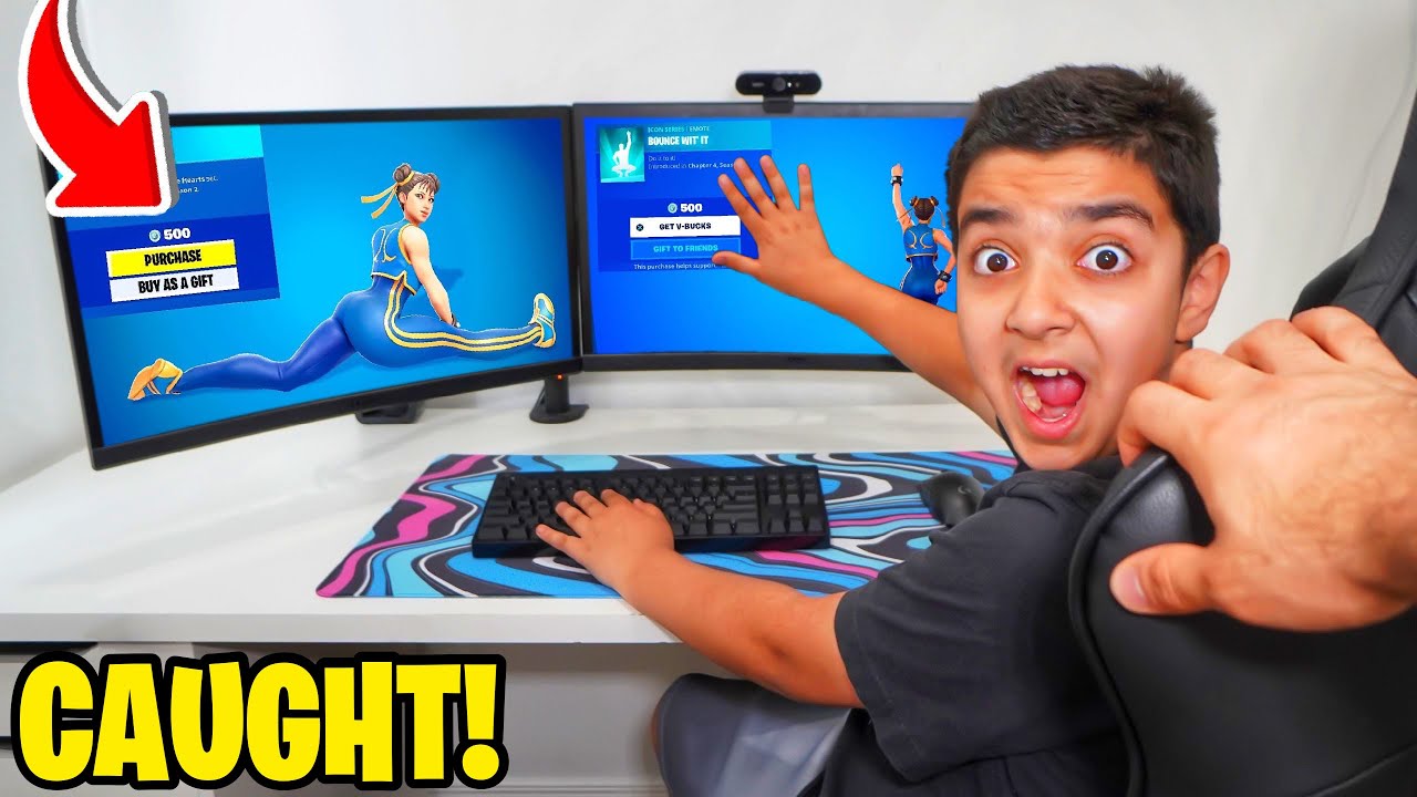 Поймал своего младшего брата, использующего эту эмоцию в Fortnite... (SUS)