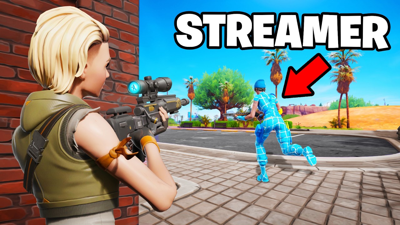 I TROLLED a STREAMER until HE 1v1'd ME...