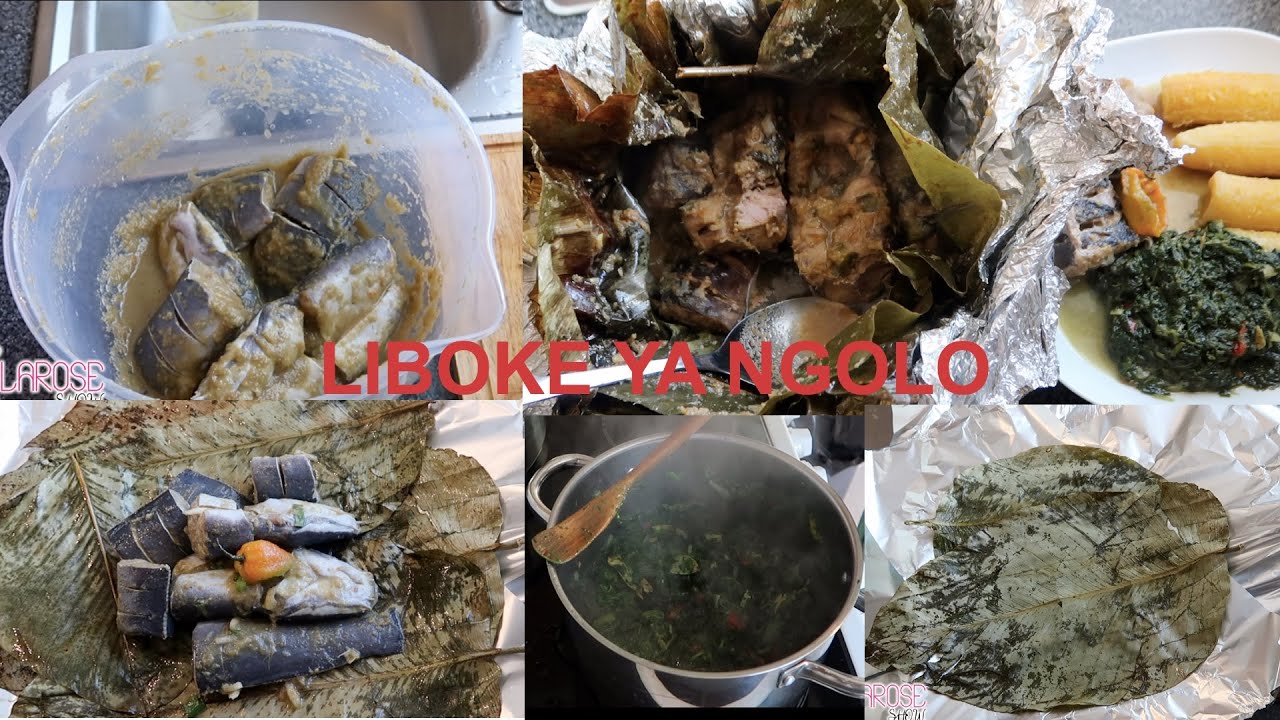 Recette liboke ya ngolo na épinard verts