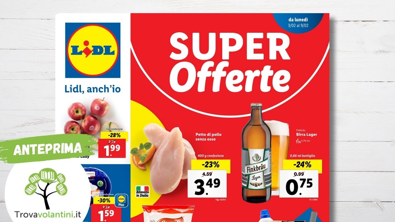 VOLANTINO LIDL dal 3 al 9 febbraio 2025 #anteprima