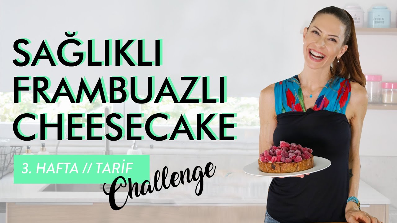 Sağlıklı Frambuazlı Cheesecake
