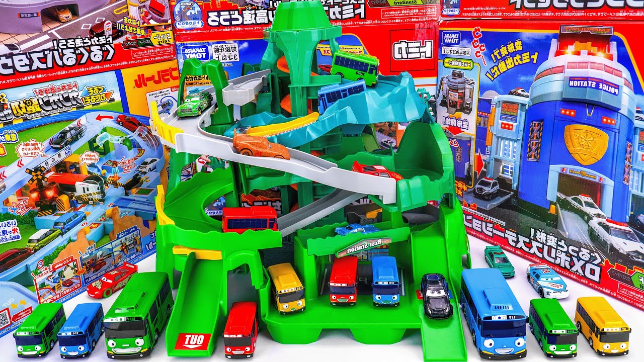 🚘Toy asmr🚘 Tomica Twin Course Mountain Drive Playset ASMR ツインコース やまみちドライブ Satisfying with Unboxing