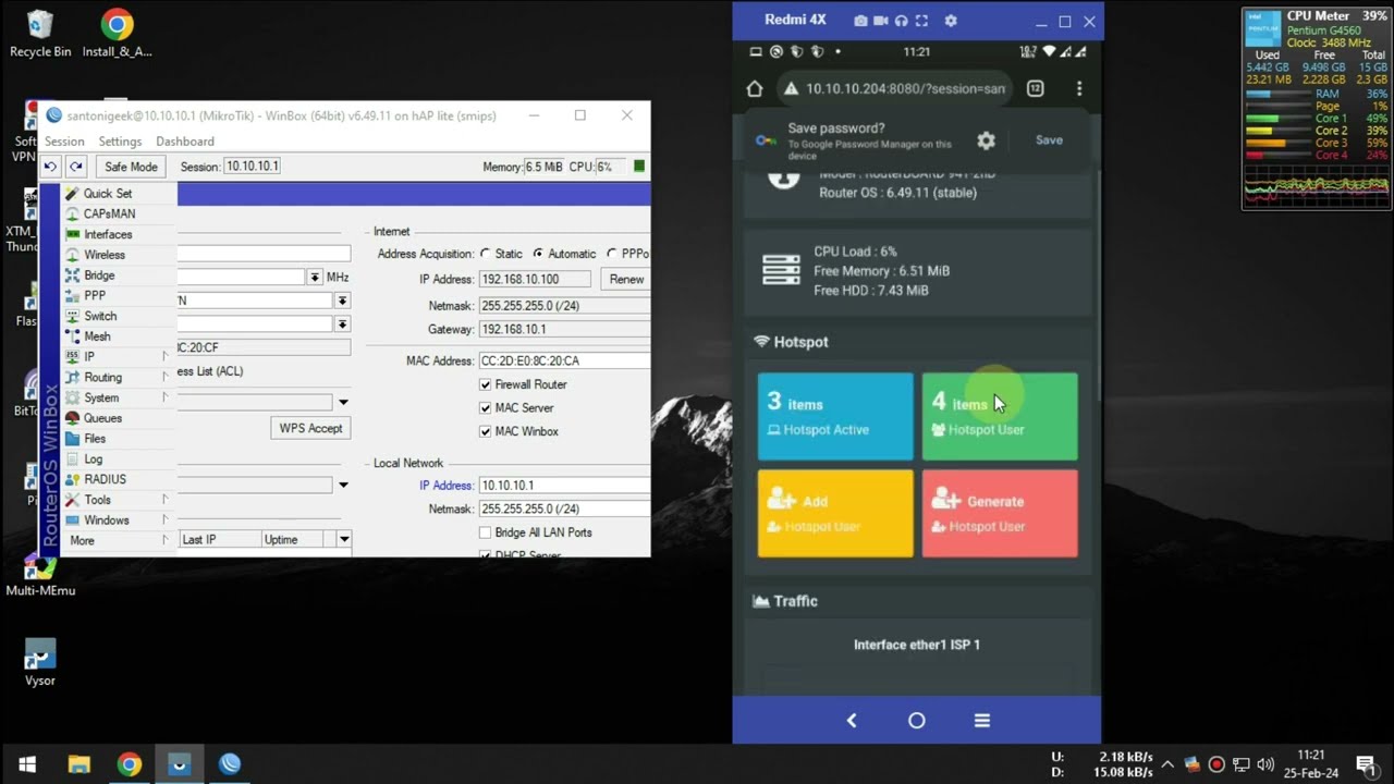 Install mikhmon in Android with Awebserver