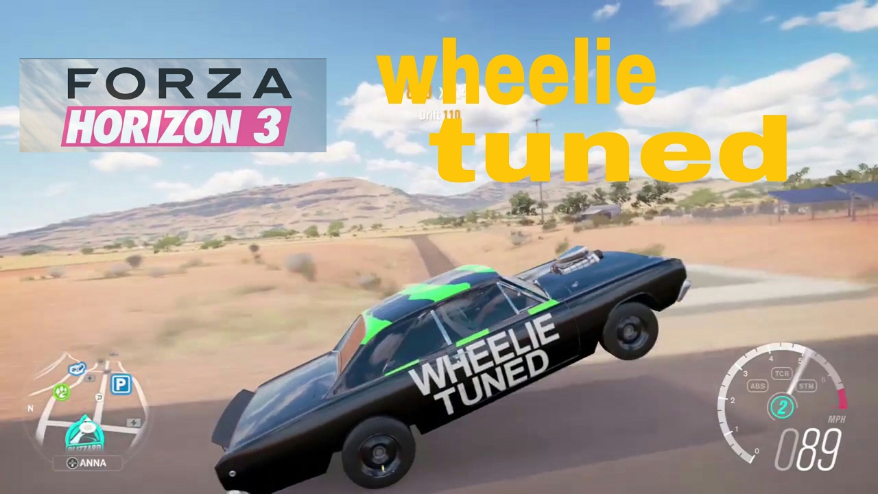 forza horizon 3 dodge dart wheelie build!!!!!!