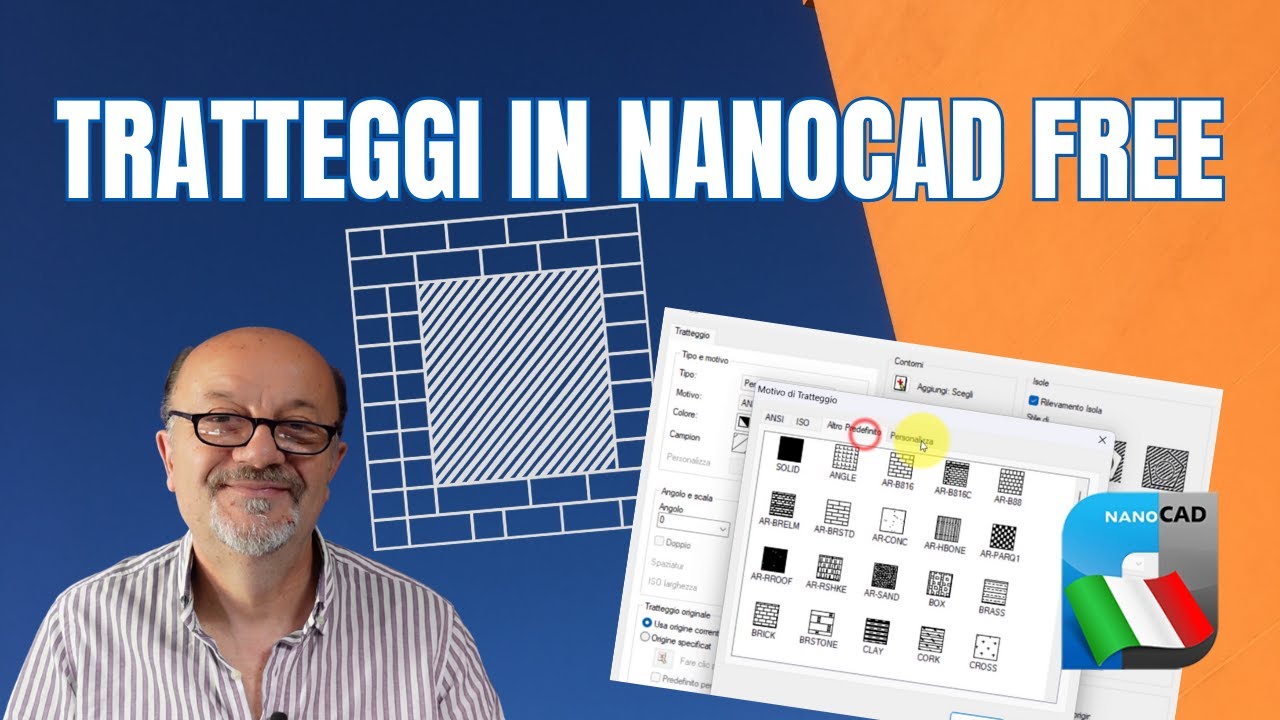 I tratteggi in nanoCAD free