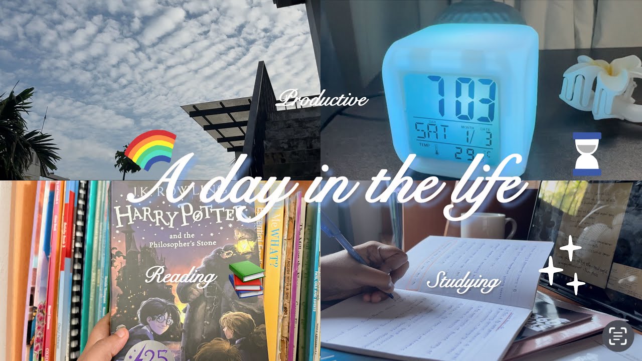 A day in my life 🩵| Studying, Cooking, Reading