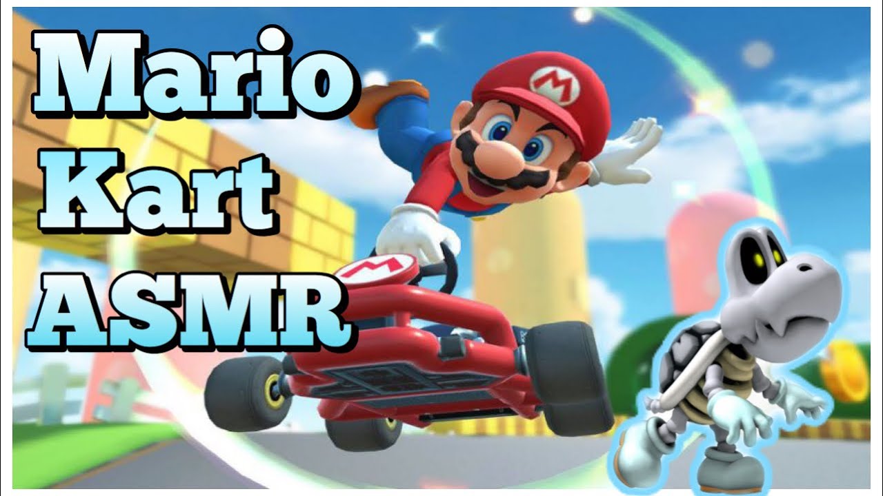 Mario Kart Tour ASMR - Inventory Showcase + Rcaing [Gum Chewing, Inaudible, Whispering, Repeating]