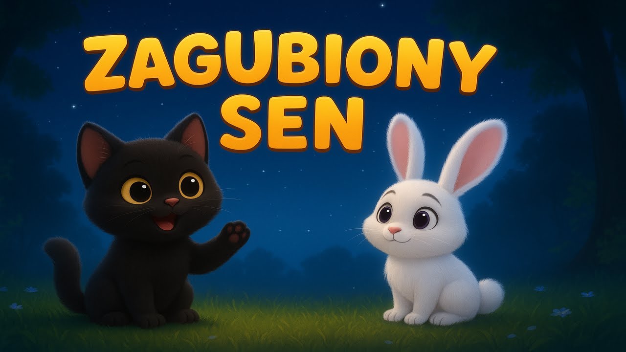 Zagubiony Sen — Kołysanka dla dzieci o Zajączku | Usypianka, liczenie gwiazdek, spokojny sen