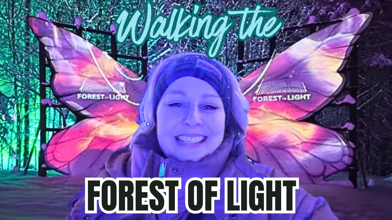 This Forest Comes Alive at Night 🌟 Forest of Light Huntsville Ontario