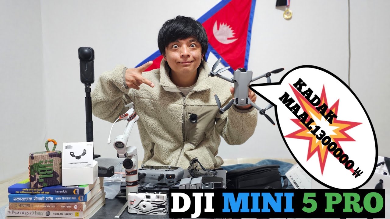 DJI mini 5 Pro,Finally i bought🥰#vlog #new #travel #drone #camera #excitement #busan #nepali #video 