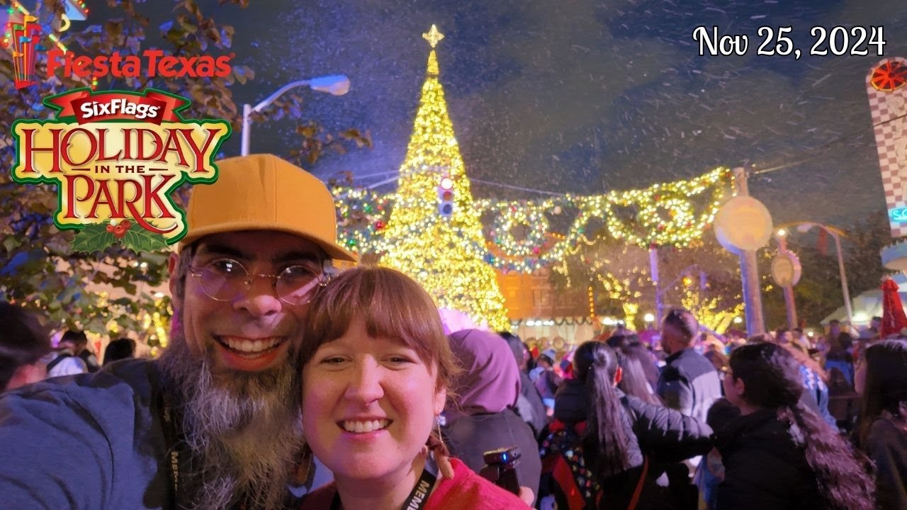 Six Flags Fiesta Texas | Holiday in the Park 2024!