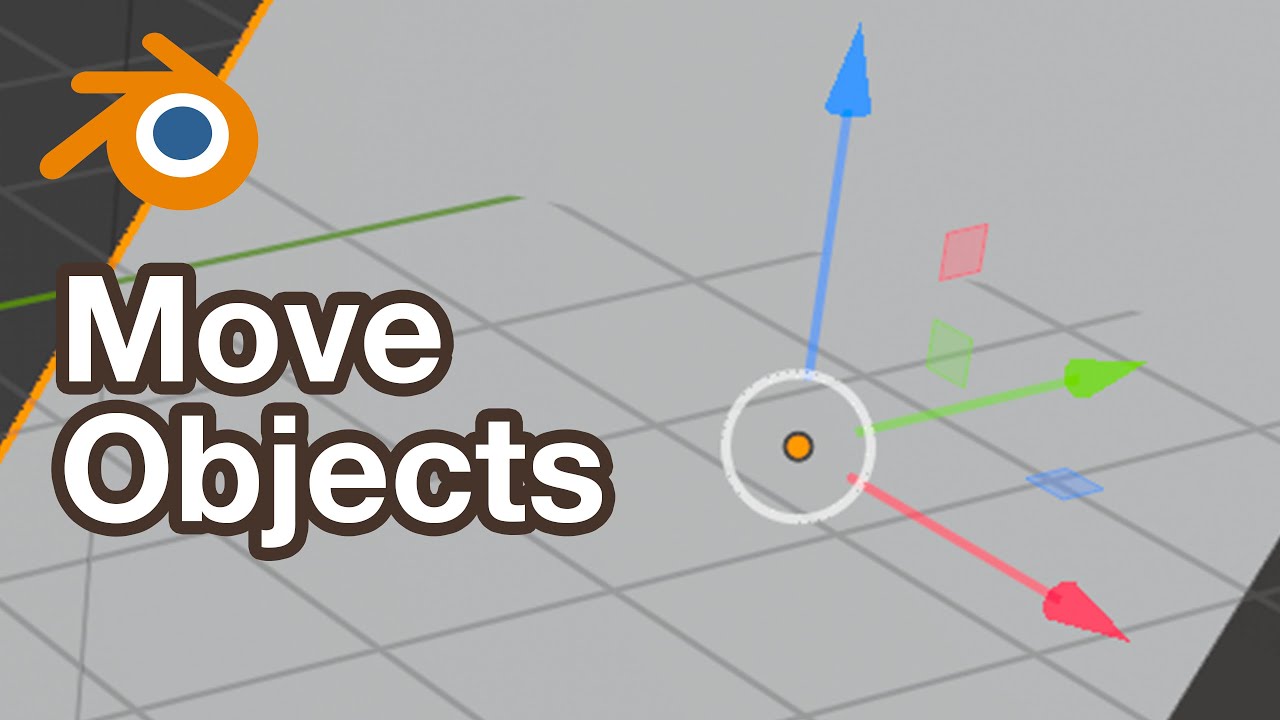 Blender How to Move Objects Quick Start