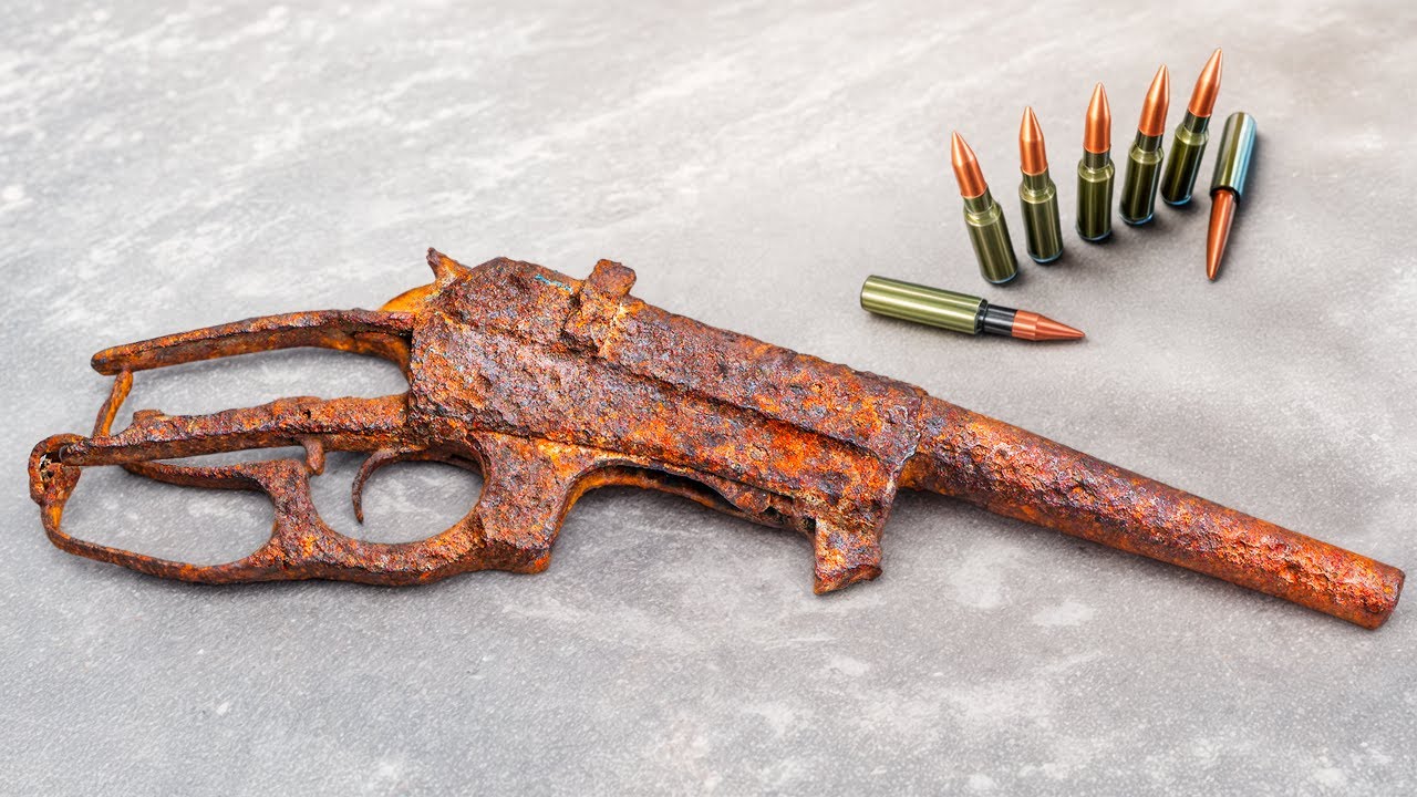 Restoring and Firing a Rusty Winchester 1895 | Antique Rifle Rebuild