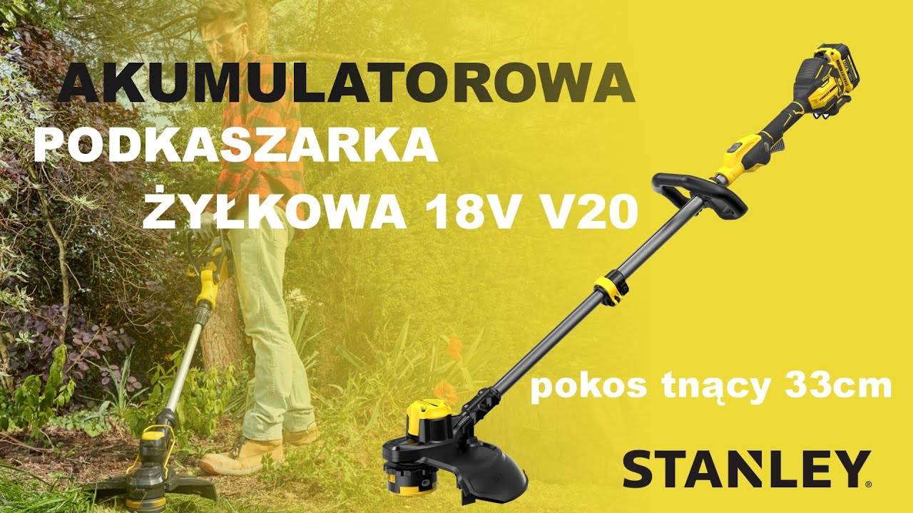 Bezszczotkowa podkaszarka żyłkowa STANLEY&reg; FATMAX&reg; SFMCSTB933B