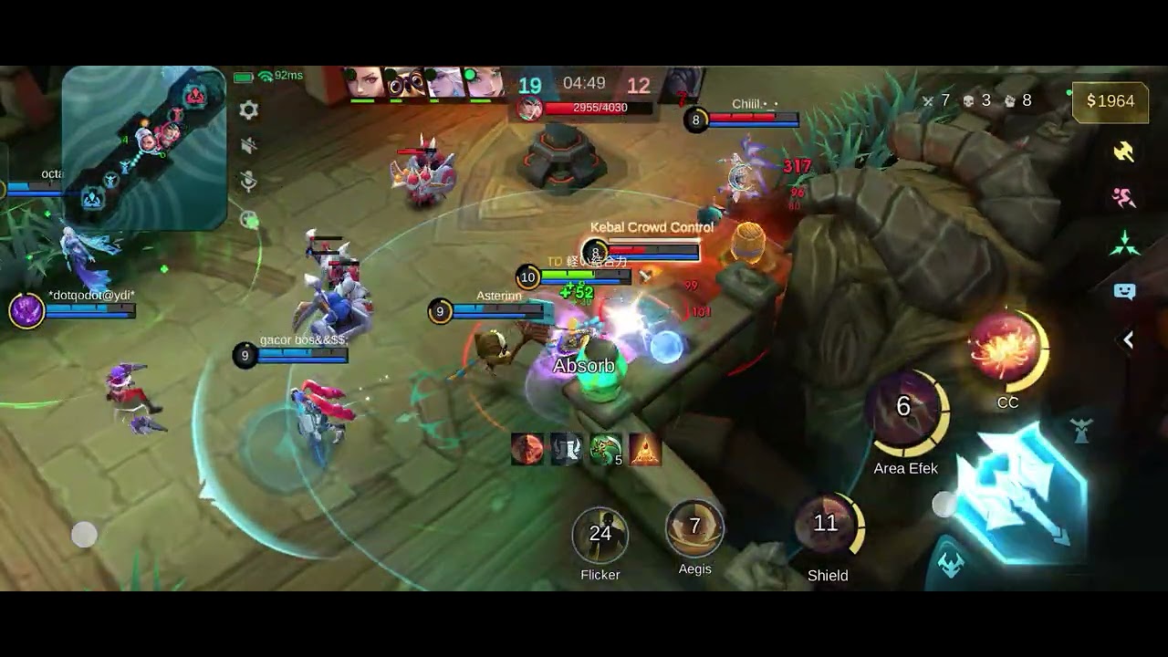 MLBB#hanabi di Berawal auto bantai2