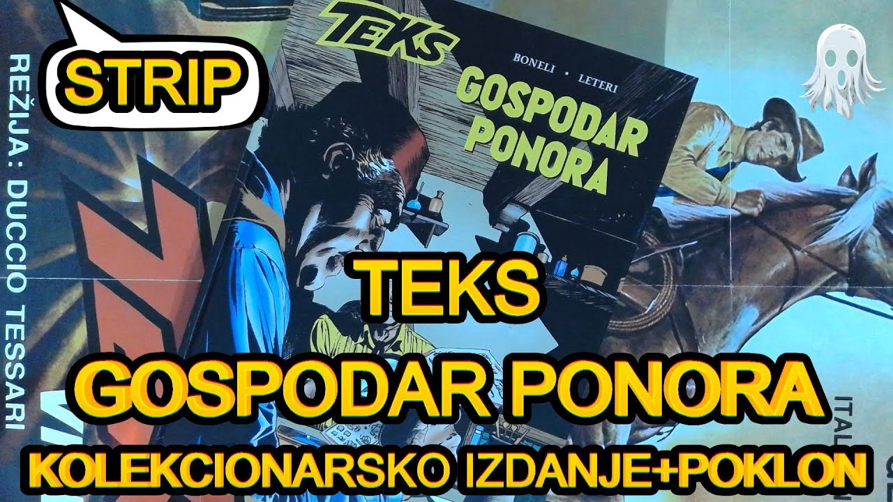 TEKS &ndash; GOSPODAR PONORA - LEGENDARNA STRIP BONELI AVANTURA  U BOJI- DREVNE TAJNE I SMRTNE OPASNOSTI