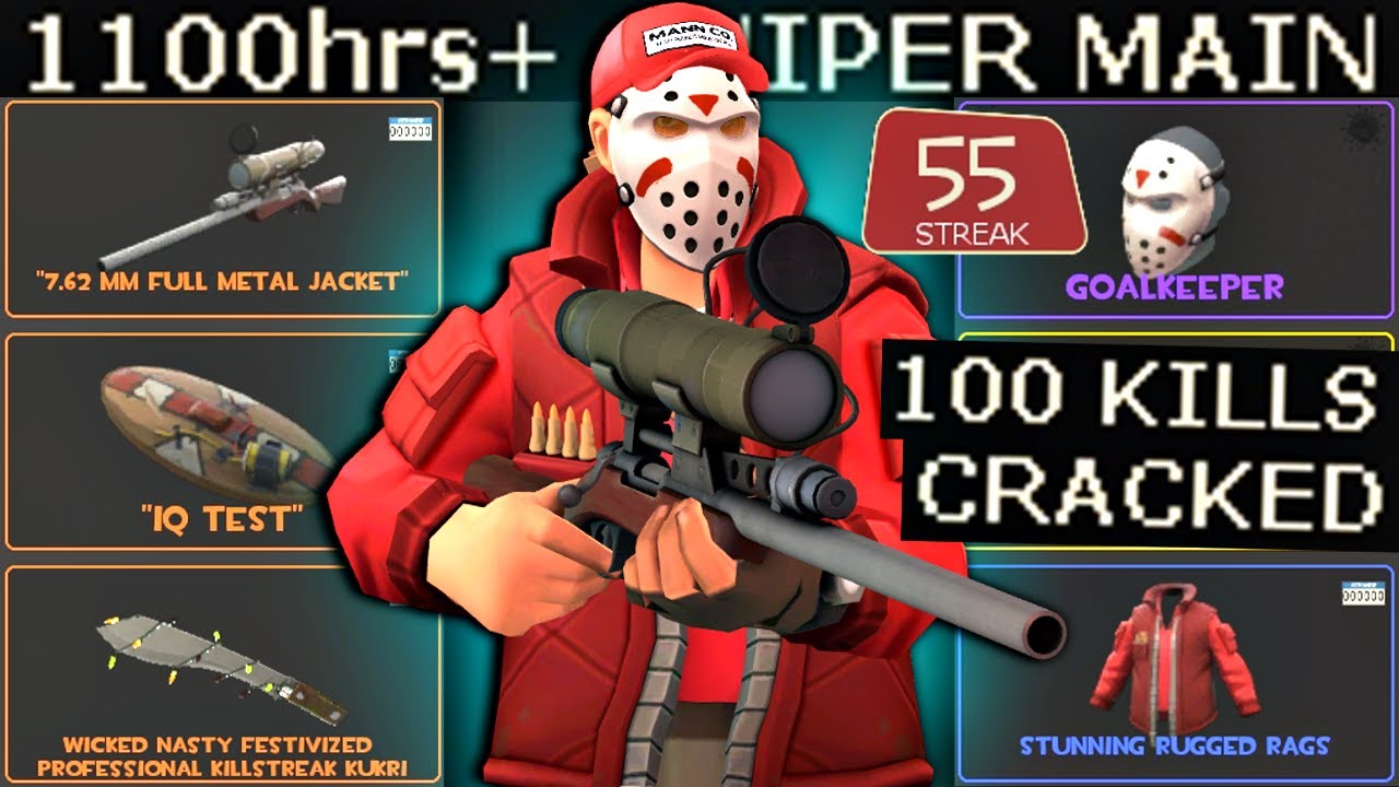 The CRACKED Sniper🔸1100+ Hours Experience (TF2 Gameplay)
