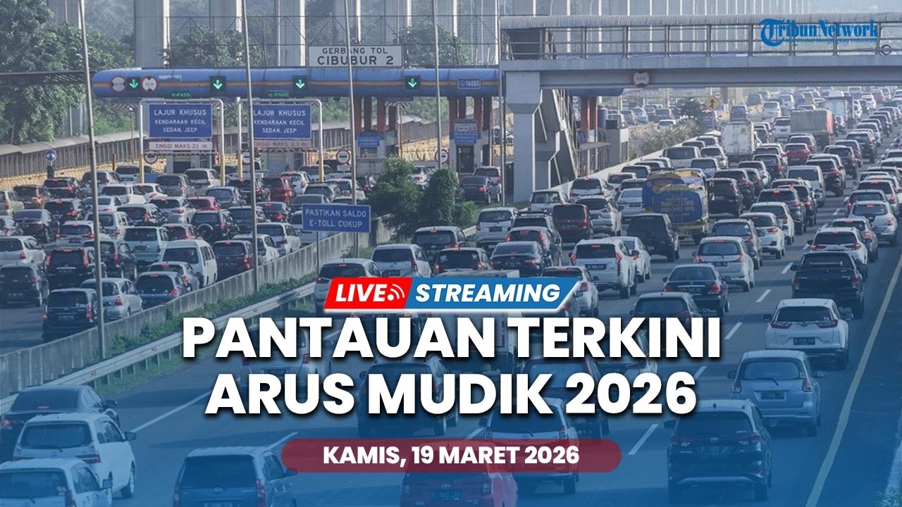 🔴LIVE: CCTV Pantauan Arus Mudik Lebaran 2026, Cikampek-Palimanan Terpantau Padat
