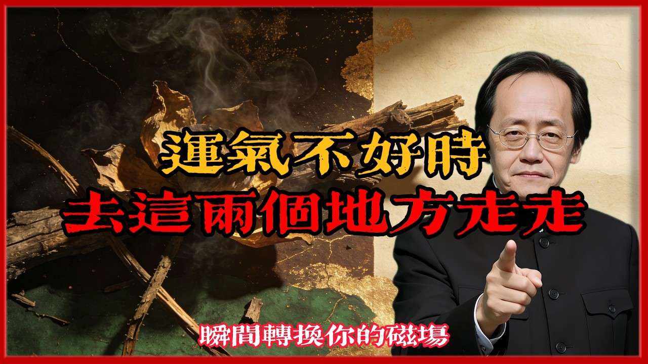 倪海廈：運氣不好時，去這兩個地方走走，瞬間轉換你的磁場#倪海廈 #易經 #黃曆 #命理