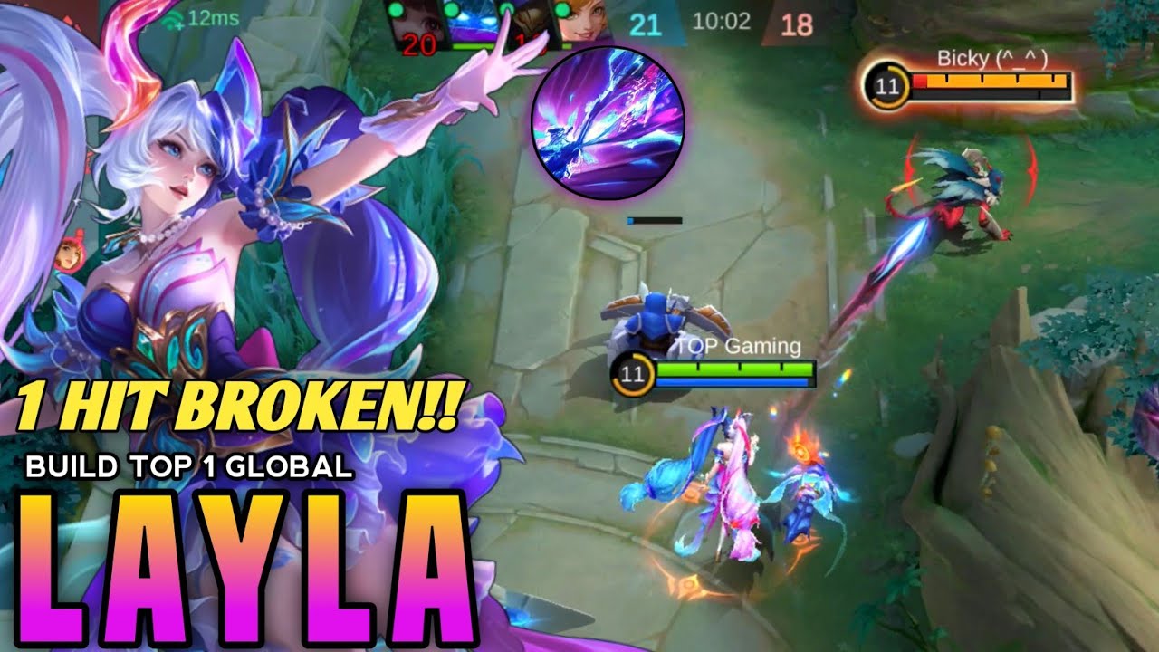 META LAYLA SOLO KILL EMBLEM HACK BUILD!! 500% DAMAGE HACK! - Mobile Legends